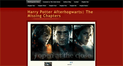 Desktop Screenshot of afterhogwarts.com