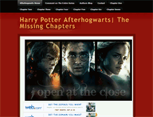 Tablet Screenshot of afterhogwarts.com
